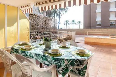 Апартаменти Sea Front Apart. 2 Pools / 1ª Linea. 2 Piscinas Сегур-де-Калафель Екстер'єр фото